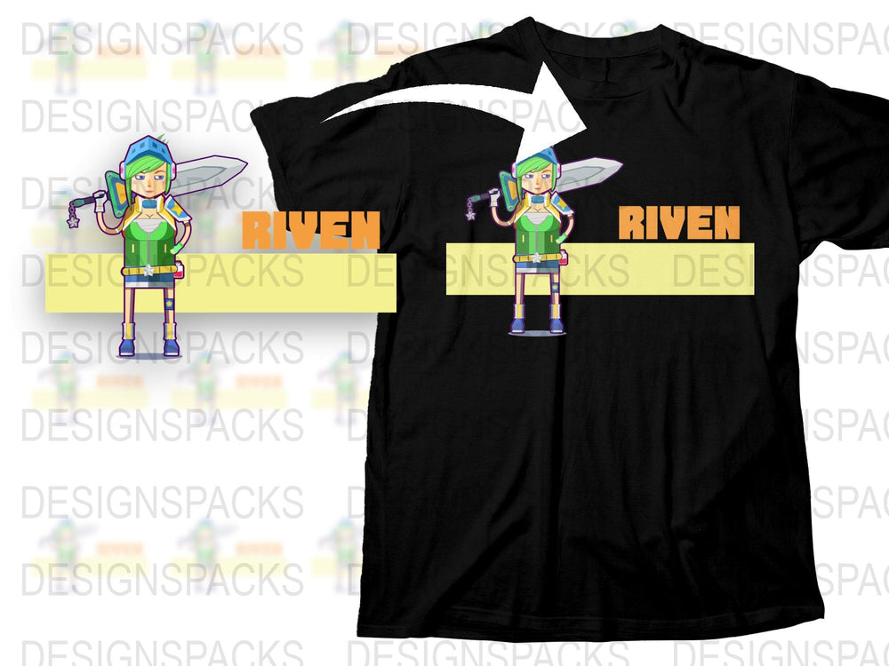 Fantasy Elf Archer Graphic T-Shirt, Colorful Video Game Character Tee, Unique Gifts for Gamers