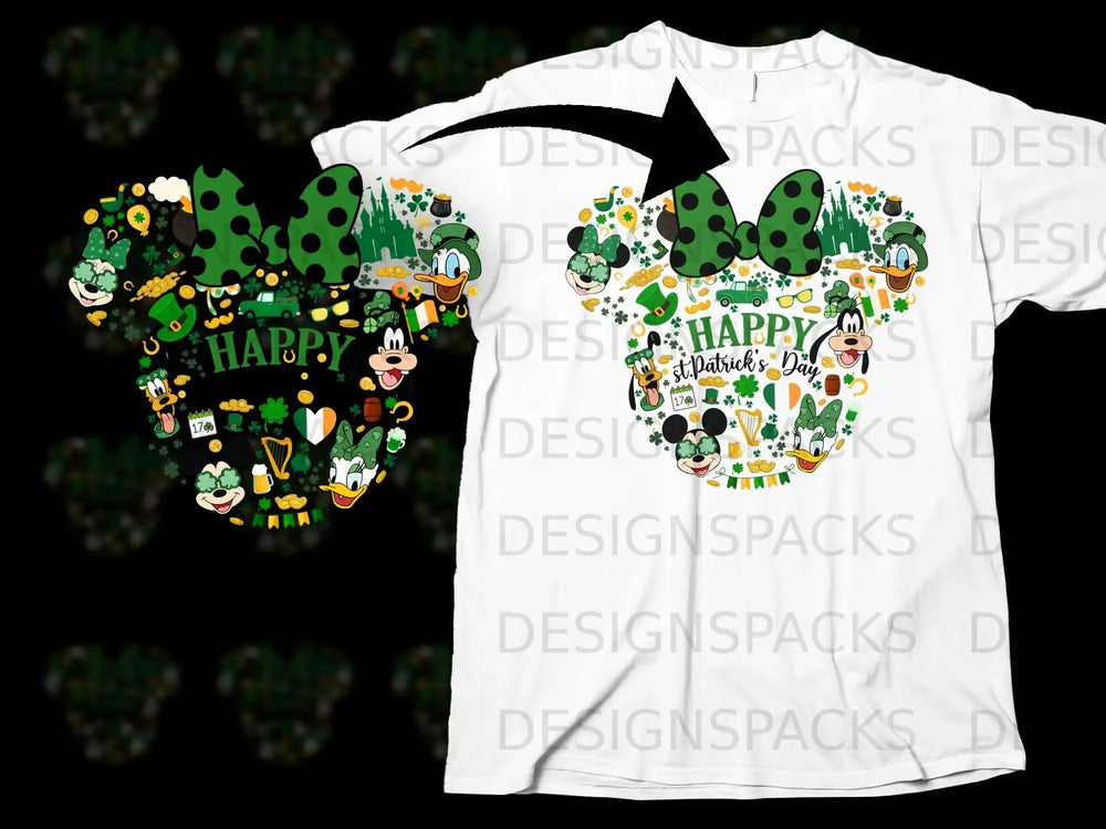 Happy st. Patrick's Day Disney Characters product type