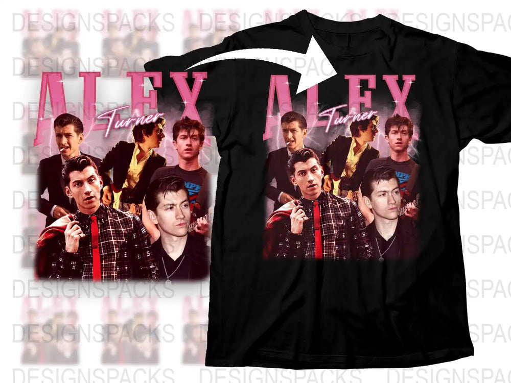 Retro 90s Style Alex Turner Graphic T-Shirt, Vintage Band Tee, Indie Rock Music Fan Apparel, Unisex Fashion