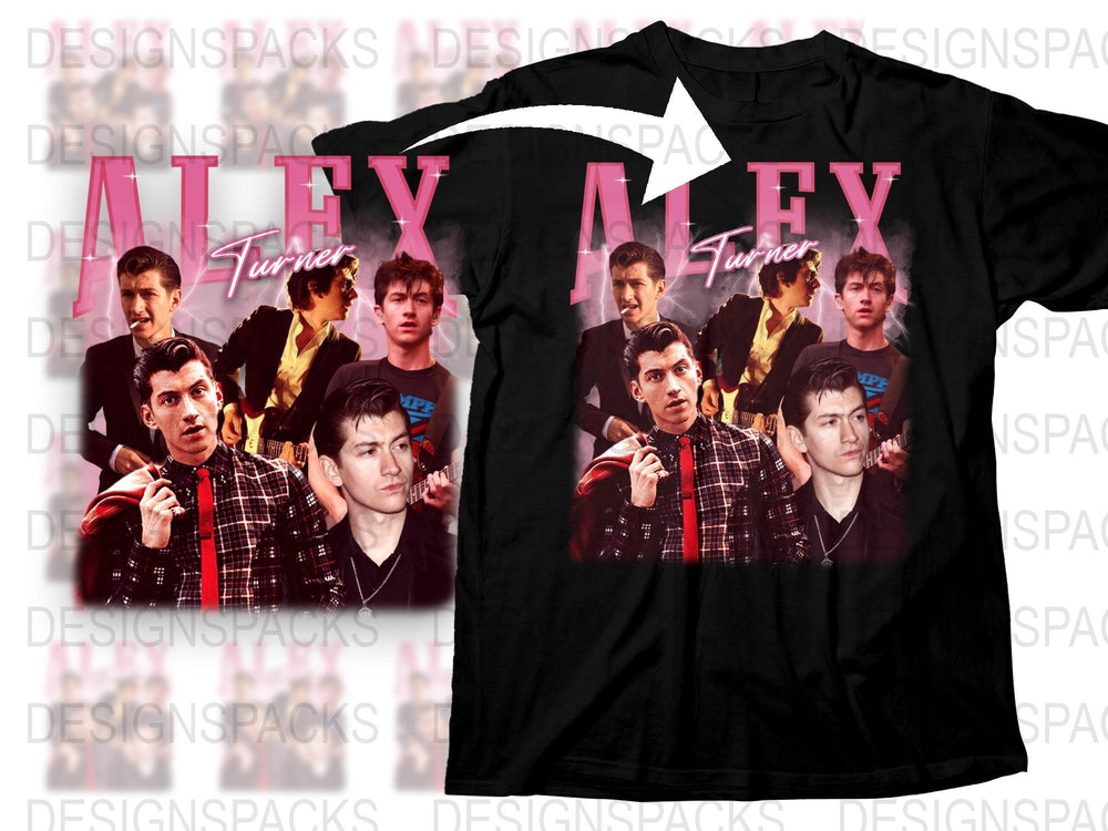 Retro 90s Style Alex Turner Graphic T-Shirt, Vintage Band Tee, Indie Rock Music Fan Apparel, Unisex Fashion