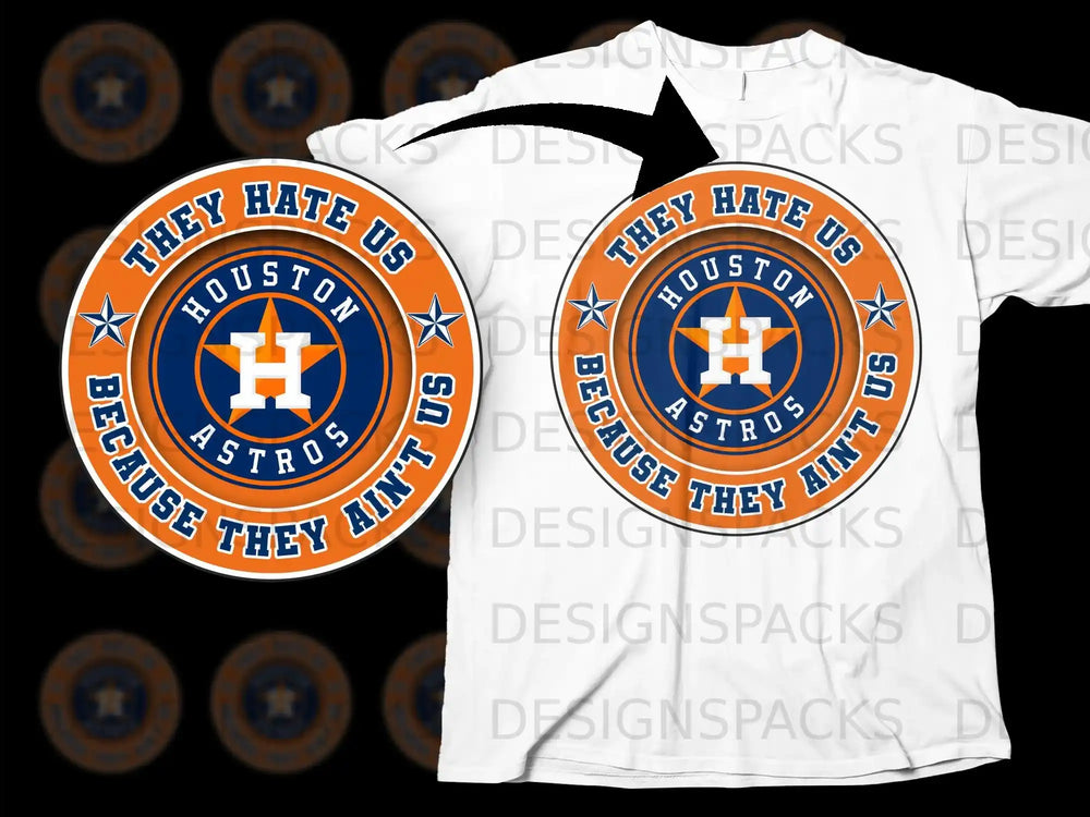 Houston Astros They Hate Us Because Ain't Us product