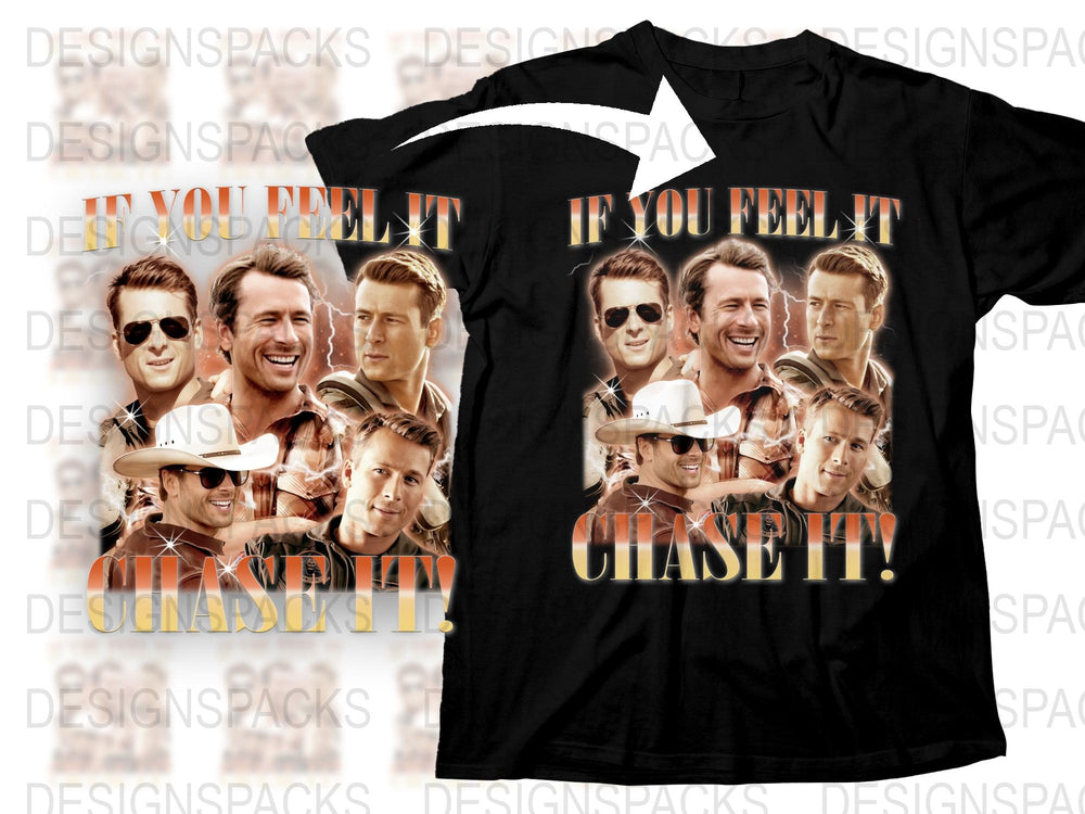 Men's Graphic T-shirt with Celebrity Collage, Inspirational Quote, Fashion Tee, Casual Streetwear Style, Trendy Shirt Design
