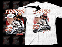 Tsunoda Yuki Graphic T-Shirt, Formula One Racing Driver, Scuderia AlphaTauri Apparel, Sports Fan Gift, Unique Motorsport Design