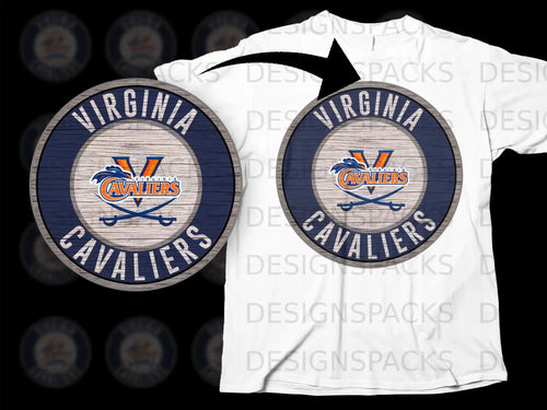 Virginia Cavaliers Logo Design T-Shirt