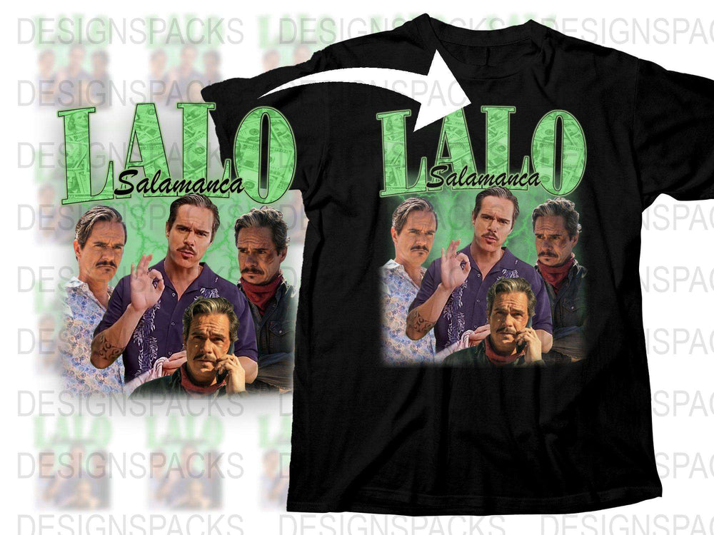 Lalo Salamanca Graphic T-Shirt, Breaking Bad Inspired, TV Show Character Tee, Fan Merch, Casual Wear, Unique Gift Idea
