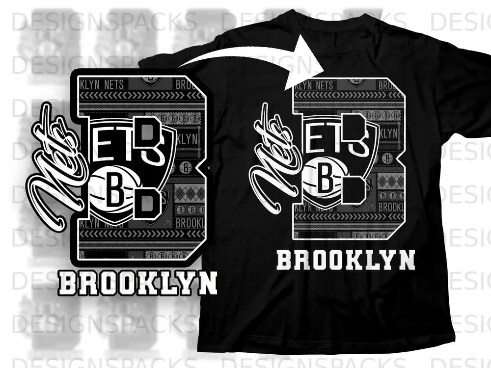 Brooklyn Nets BD Design Basketball T-Shirt