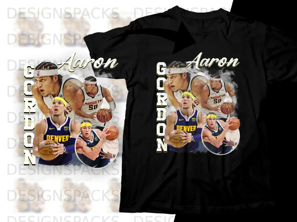 T-shirt featuring Aaron Gordon of the Denver Nuggets.