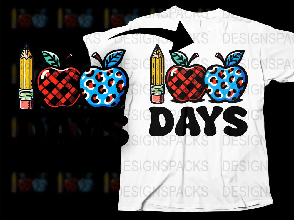 Back to School T-Shirt, Cute Apple and Pencil Graphic, Kids White Tee, Fun Learning Apparel