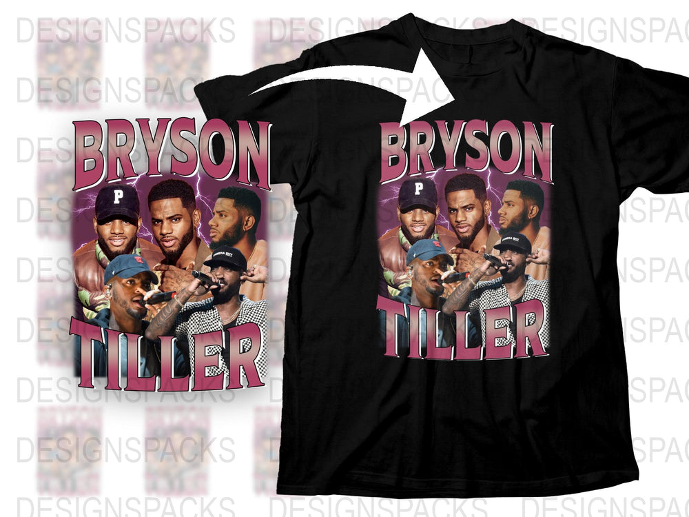 Bryson Tiller Graphic T-Shirt, Men's Music Tee, Urban Streetwear, Hip-Hop Artist Fan Merchandise