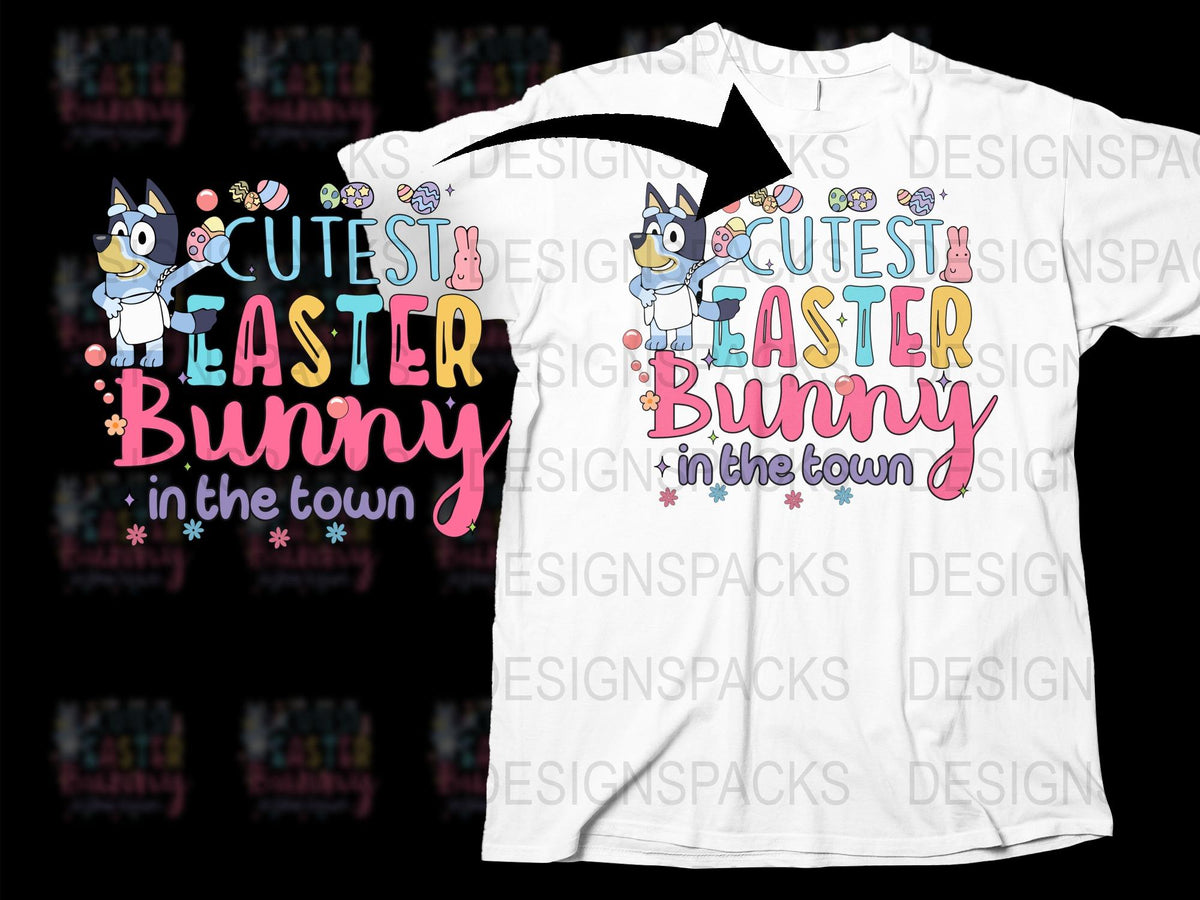 Cute Easter Bunny T-Shirt, Colorful Spring Holiday Tee, Kids and Adults Easter Apparel