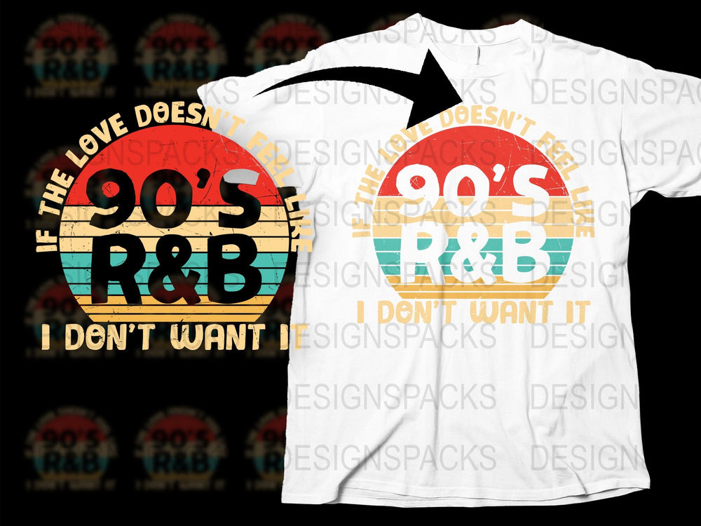 Retro 90's RandB Music Fan T-Shirt, Vintage Style Graphic Tee, Unisex Casual Shirt