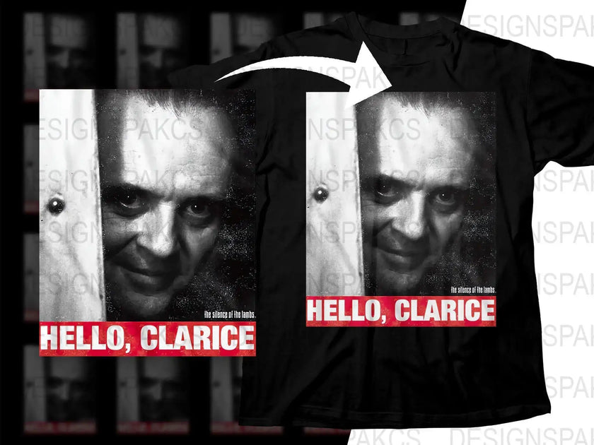 Halloween The Silence of the Lambs Hello Clarice Png Digital Download