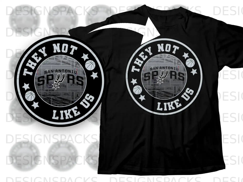 They Not Like Us San Antonio Spurs Basketball Shirt