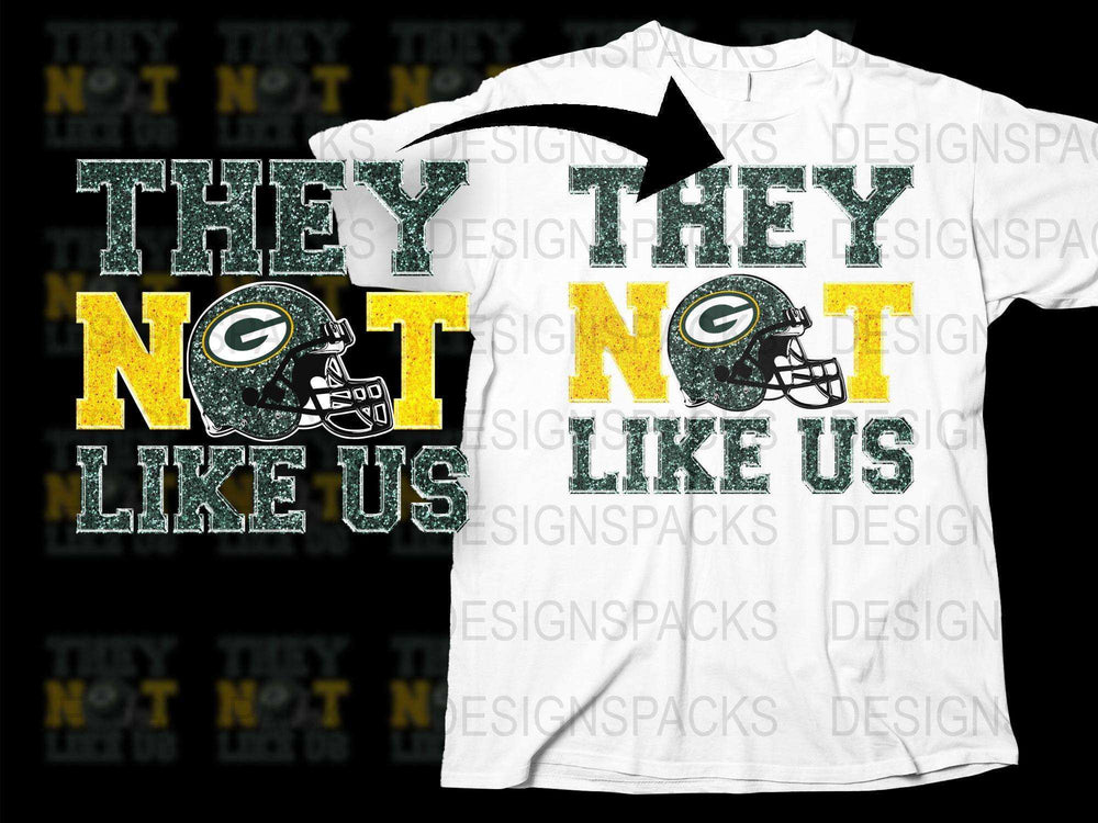 Distressed Vintage Football Fan T-Shirt, Green and Gold Graphic Tee, Sports Team Supporter Shirt, Casual Wear