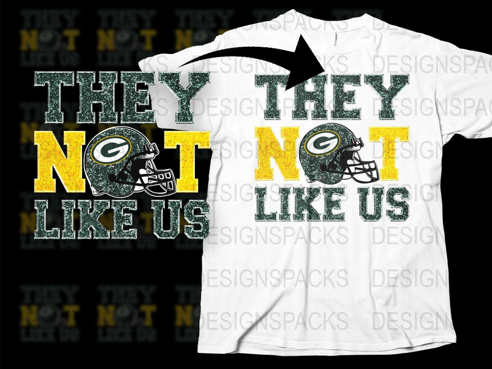 Distressed Vintage Football Fan T-Shirt, Green and Gold Graphic Tee, Sports Team Supporter Shirt, Casual Wear