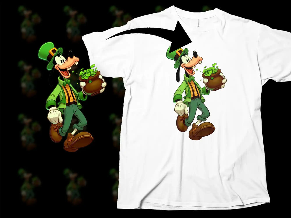 Goofy Leprechaun Gold Pot Shamrocks product type
