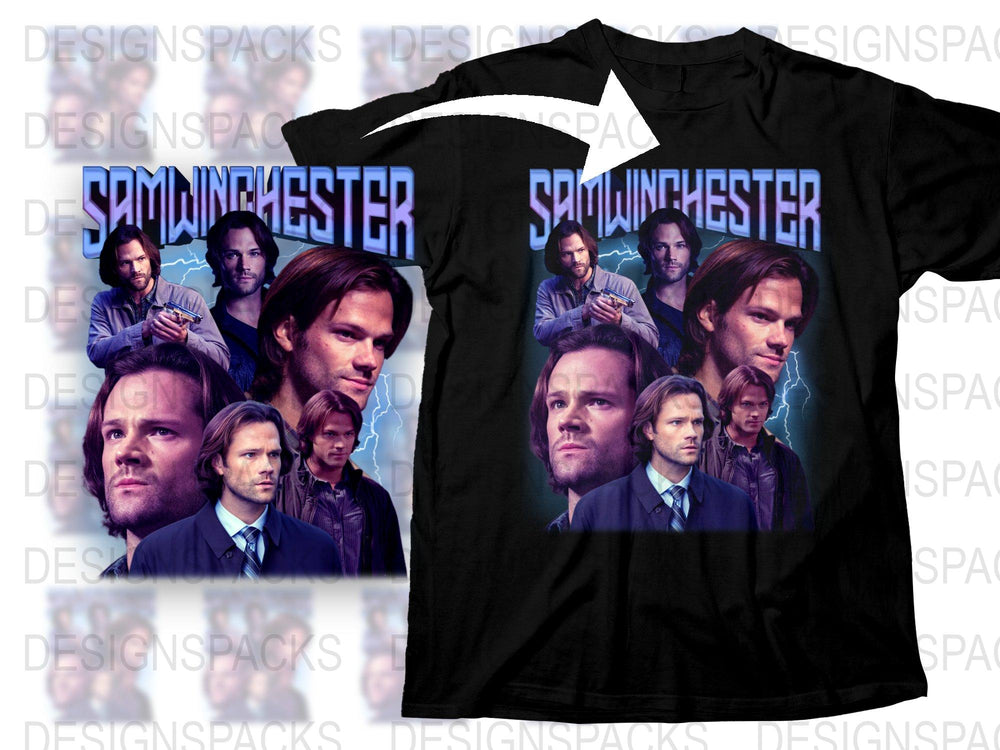 Winchester Brothers Graphic Tee, Supernatural Inspired T-Shirt, Fan Art Casual Wear