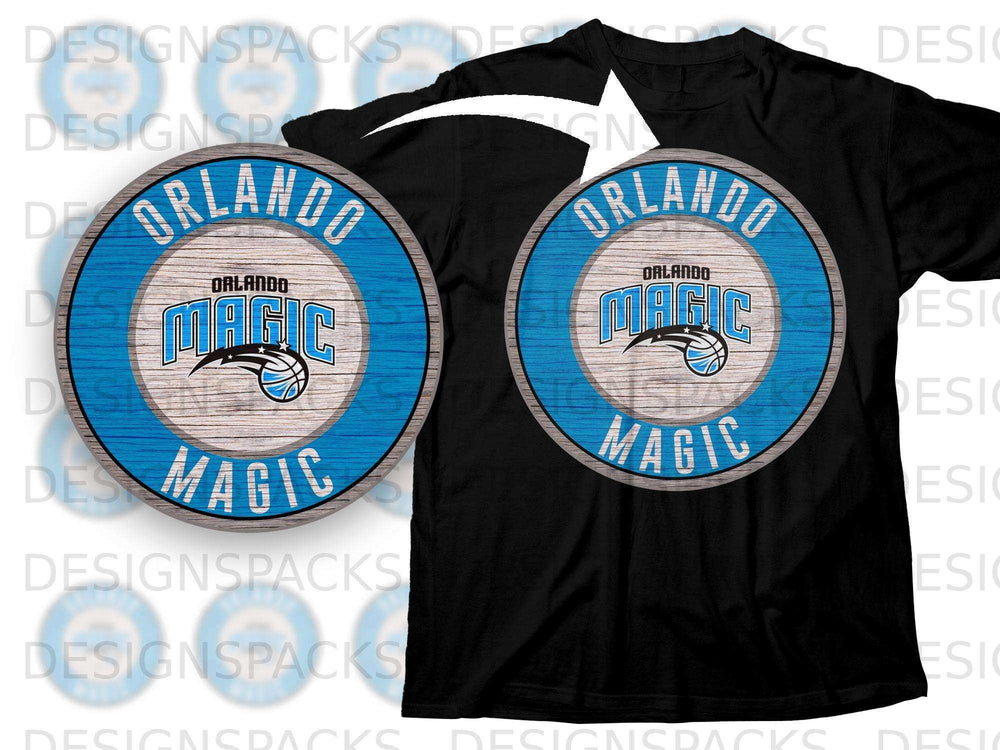 Orlando Magic Basketball Team Logo Graphic Shirt