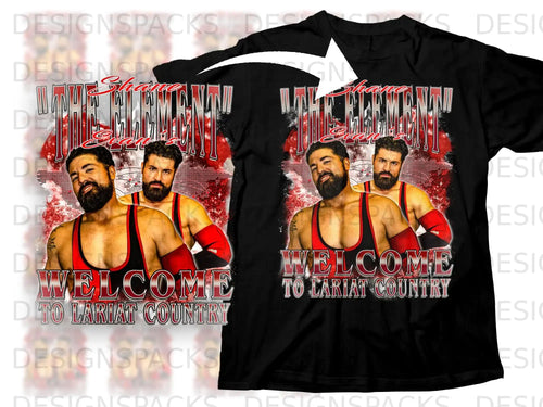 Shane 'The Element' Evil's Welcome to Lariat Country Shirt