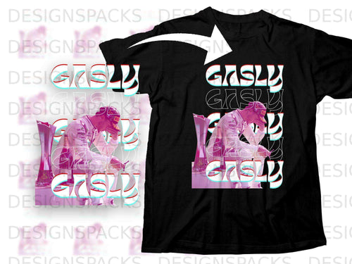 Black t-shirt with 