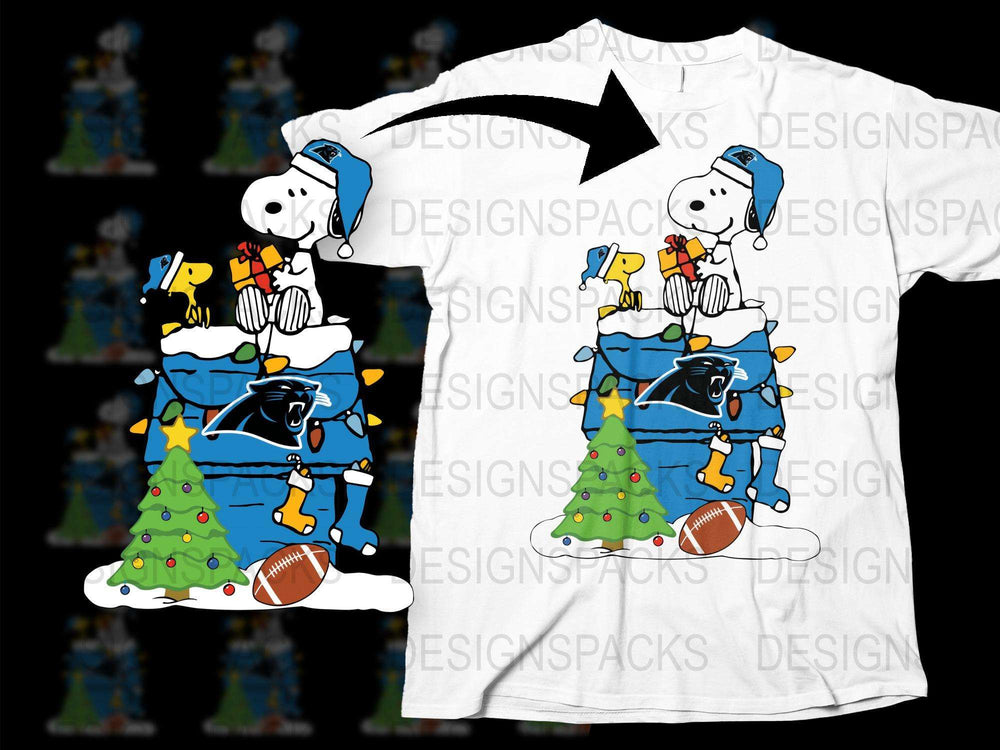 Snoopy and Woodstock Christmas T-Shirt, Holiday Cartoon Dog Graphic Tee, Festive Winter Apparel for All Ages