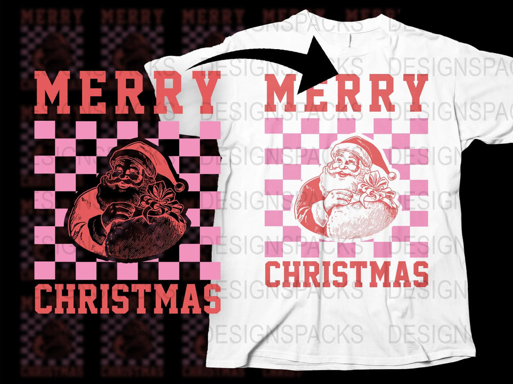Vintage Santa Claus Christmas T-Shirt, Retro Holiday Graphic Tee, Festive Seasonal Apparel, Unisex Gift Idea