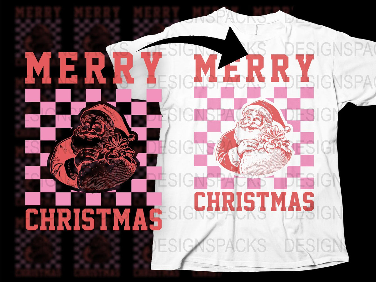 Vintage Santa Claus Christmas T-Shirt, Retro Holiday Graphic Tee, Festive Seasonal Apparel, Unisex Gift Idea