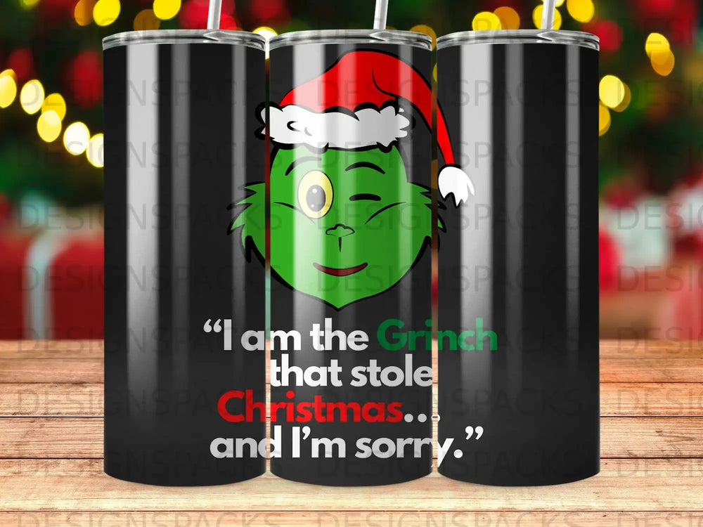 Grinch I Am The Grinch That Stole Christmas Tumbler product type
