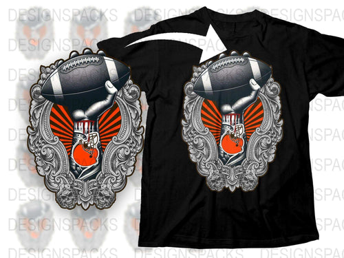 Men's Football Graphic T-Shirt, Vintage Helmet Design, Sports Fan Apparel, Unique Gift Idea, Black Tee