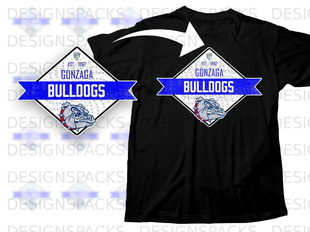 Gonzaga Bulldogs Est. 1887 T-Shirt
