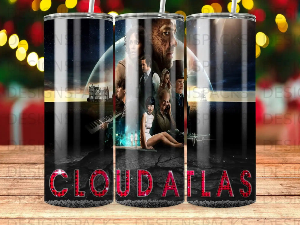 Cloud Atlas movie poster with key characters and title.
