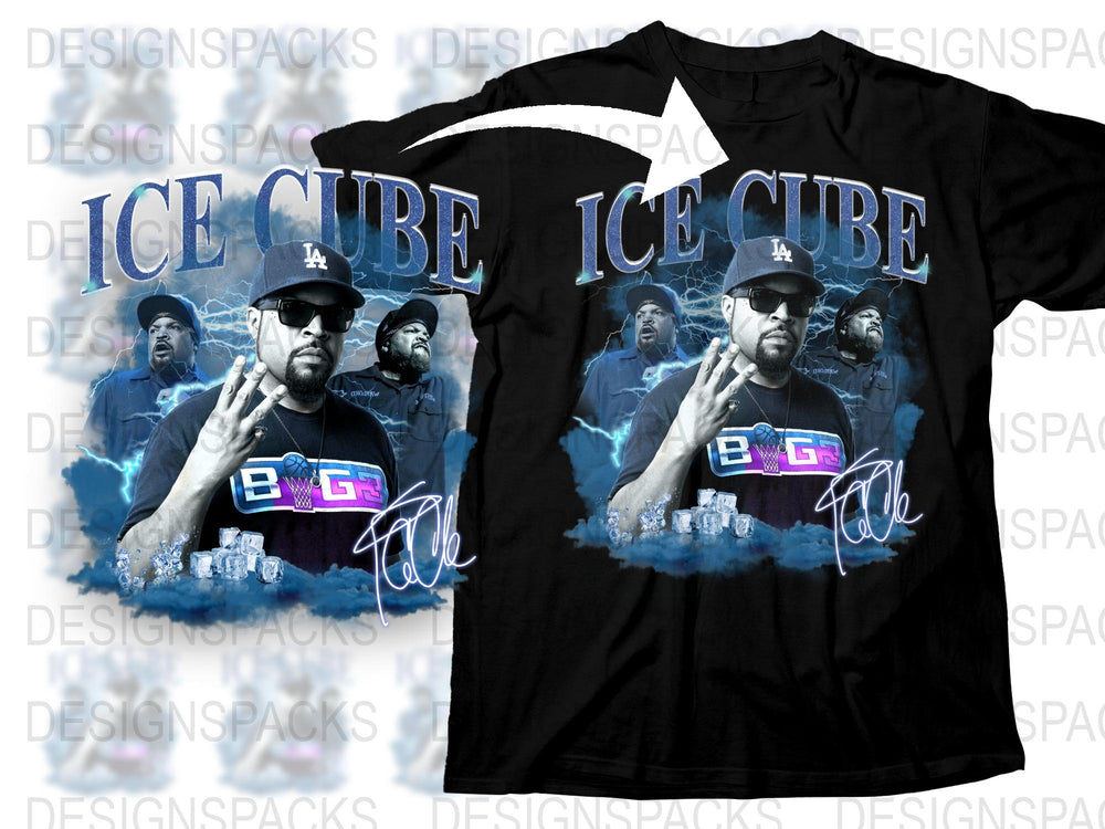 Ice Cube Graphic T-Shirt, Vintage Hip Hop Tee, Classic Rap Music Shirt, Men's and Women's Sizes Available