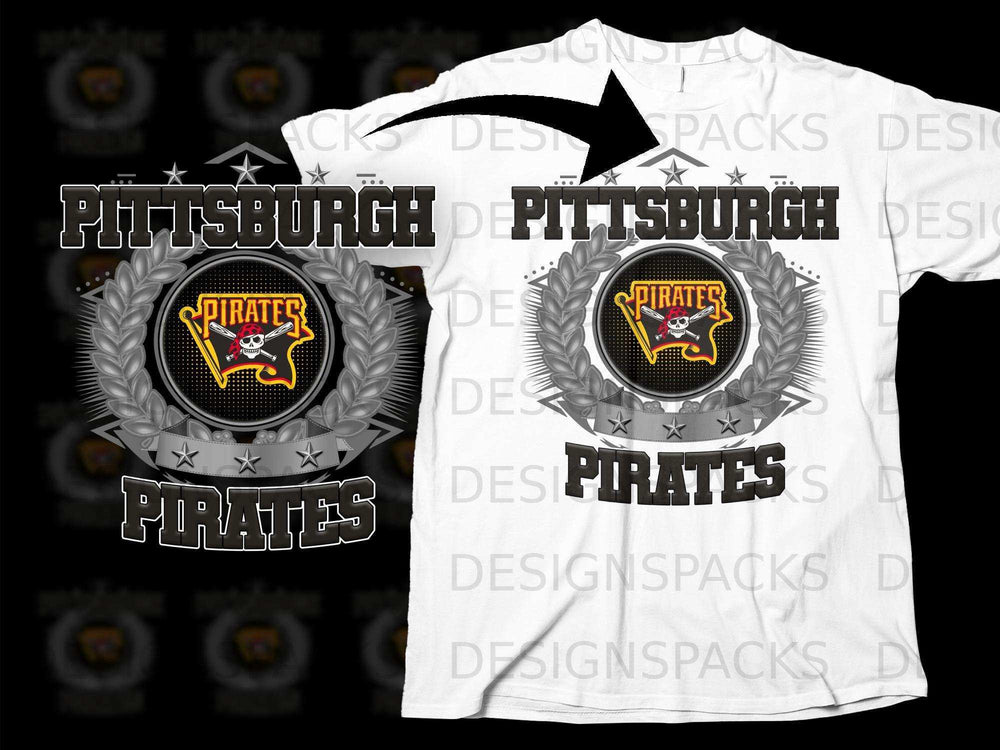 Pittsburgh Pirates Logo T-Shirt for Fans