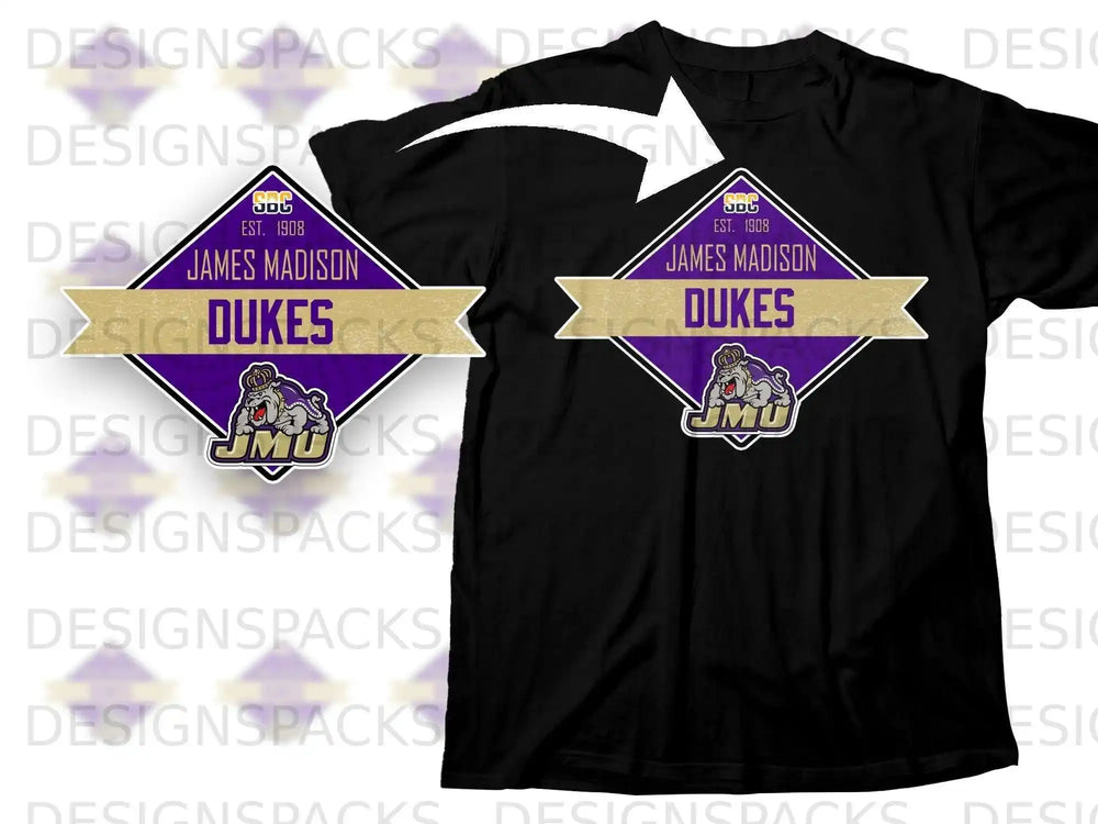 James Madison Dukes SBC Est. 1908 JMU T-Shirt