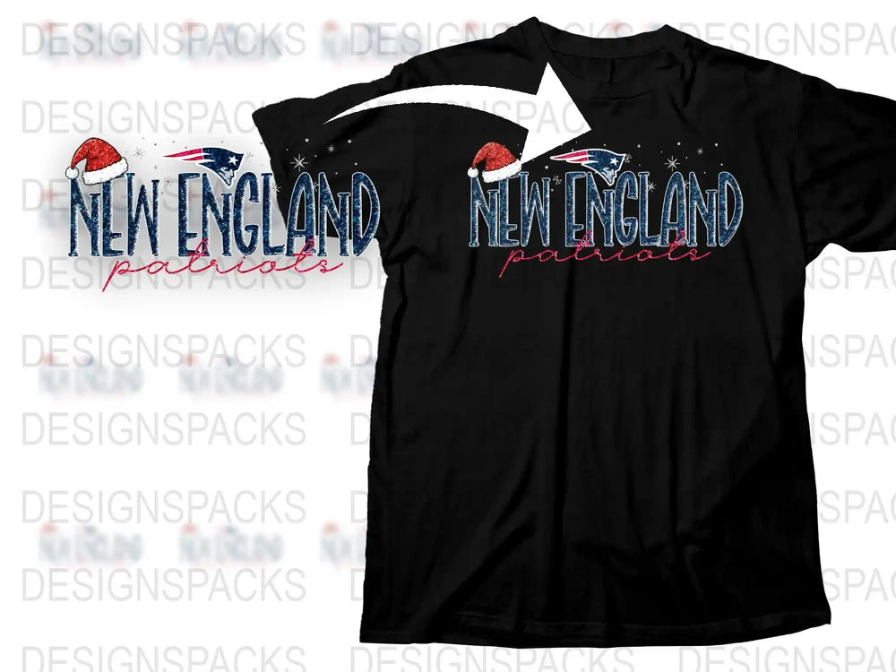 New England Sports Fan T-Shirt, Patriotic Design, Casual Football Apparel, Unisex Fit