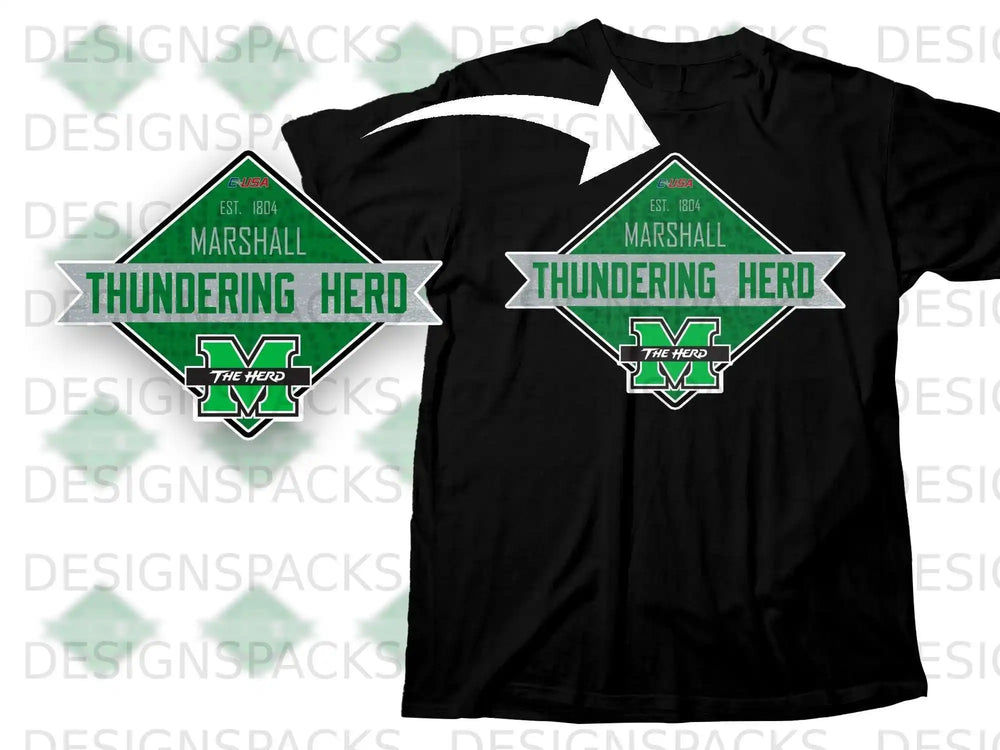 Marshall Thundering Herd EST 1834 The Herd T-shirt