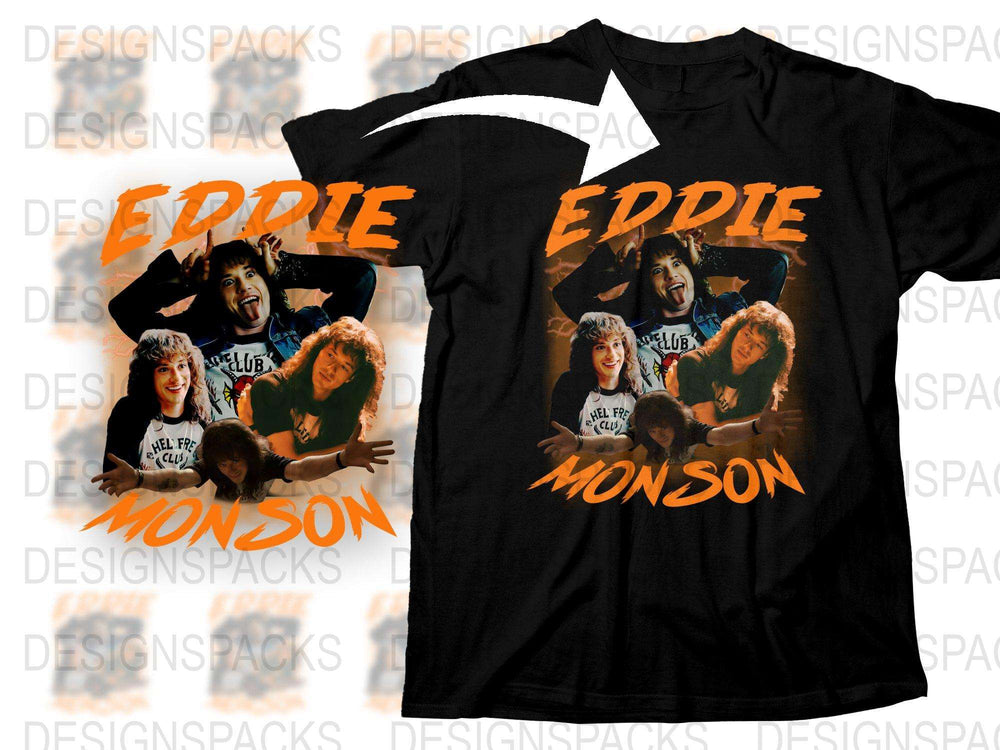 Eddie Monson Hellfire Club Inspired T-Shirt, Vintage Graphic Tee, Fan Merchandise, Unisex Clothing