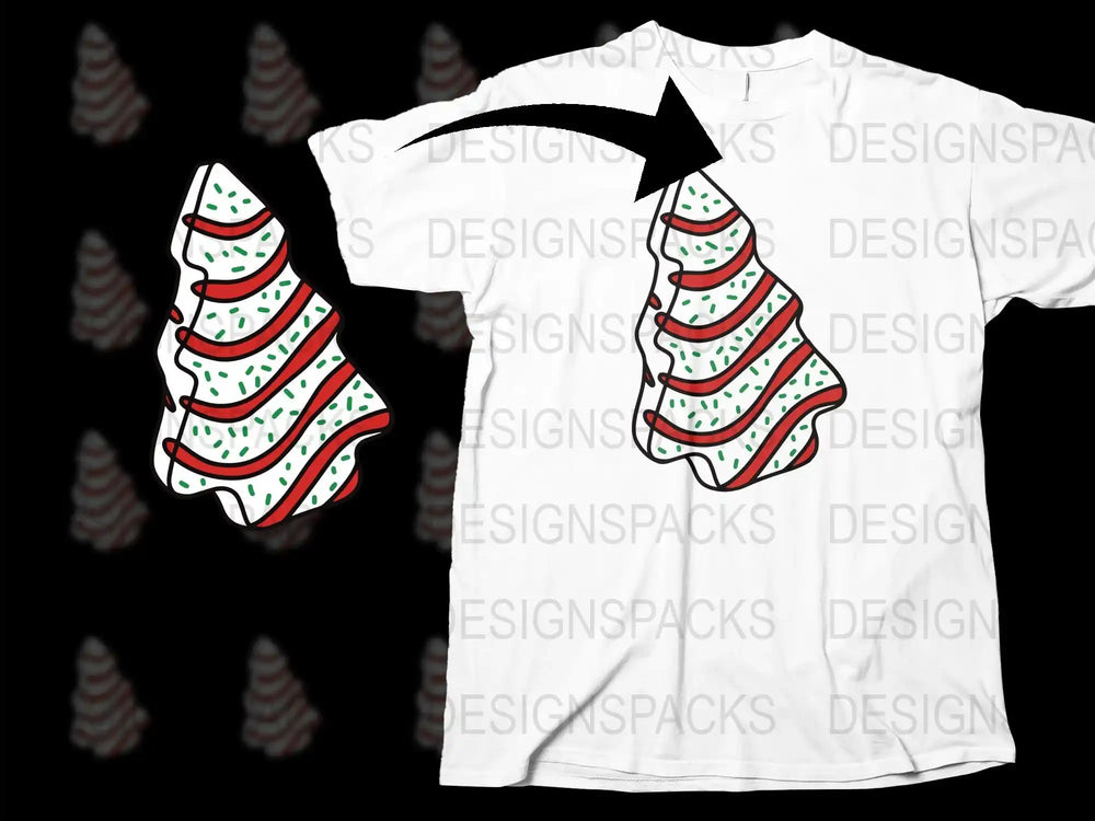 Festive Christmas Tree T-Shirt, Holiday Graphic Tee, Men's Women's Unisex Cotton Shirt, Casual Holiday Apparel, Red Green White