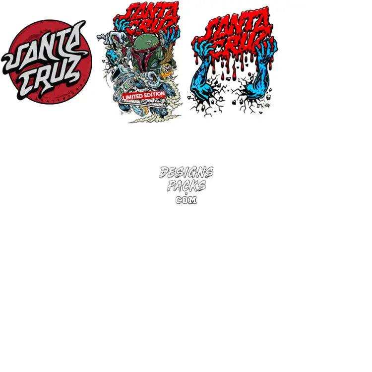 8 Cruz Brand Streetwear Dual Sides Designs Bundle Png + Psd