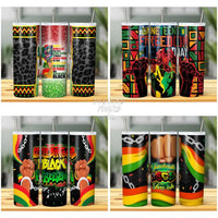 Load image into Gallery viewer, 8 Juneteenth Tumbler Wrap Bundle Jpg
