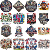 Load image into Gallery viewer, 80 4th of July Patriotic USA 250 Years of Freedom 2026 Designs Bundle PNG
