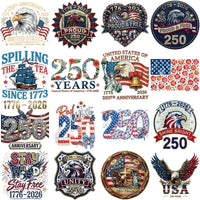 Load image into Gallery viewer, 80 4th of July Patriotic USA 250 Years of Freedom 2026 Designs Bundle PNG
