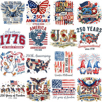 Load image into Gallery viewer, 80 4th of July Patriotic USA 250 Years of Freedom 2026 Designs Bundle PNG
