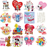 Load image into Gallery viewer, 80 Cartoons Mix Valentine Day Designs Bundle PNG
