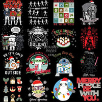 Load image into Gallery viewer, 80 Christmas Space Serie Movie Designs Bundle Png
