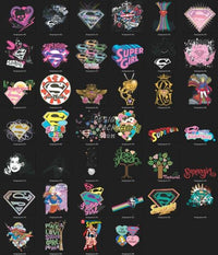 Load image into Gallery viewer, 80 Girl Super Hero Designs Bundle PNG designspacks
