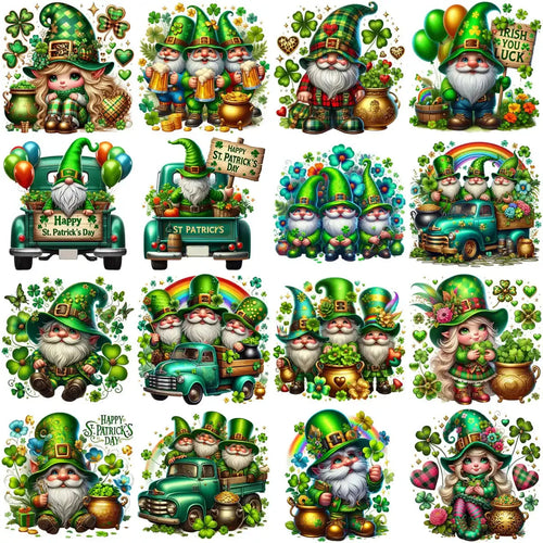 80 Gnomes St. Patrick’s Day Vibes Designs Bundle PNG