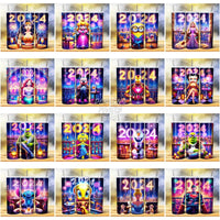 Load image into Gallery viewer, 80 New Year 2024 Cartoons Tumbler Wrap Bundle Jpg

