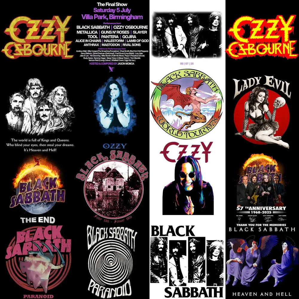 80 Ozzy Osbourne Rock Black Sabbath Designs Bundle PNG