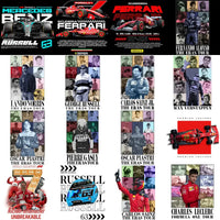 Load image into Gallery viewer, 80 Racing F1 Drivers Formula Streetwear Designs Bundle PNG
